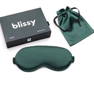 Blissy Emerald Silk Sleeping Mask